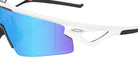 Oakley® OO9531 SPHAERA STRIKE OO9531 953104 37 Sunglasses - Matte White / Prizm Sapphire Mirrored 953104