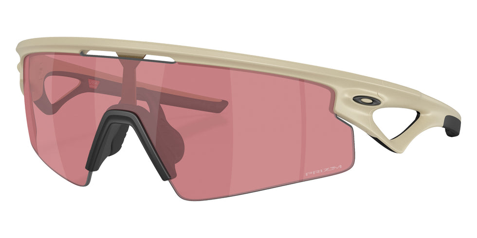 Oakley® OO9531 SPHAERA STRIKE OO9531 953107 37 Sunglasses - Matte Sand / Prizm Dark Golf Mirrored 953107
