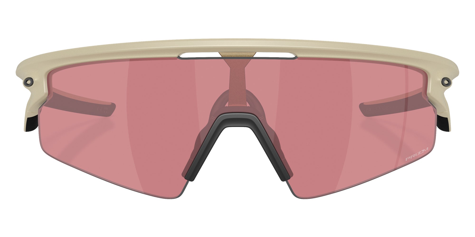 Oakley® OO9531 SPHAERA STRIKE OO9531 953107 37 Sunglasses - Matte Sand / Prizm Dark Golf Mirrored 953107