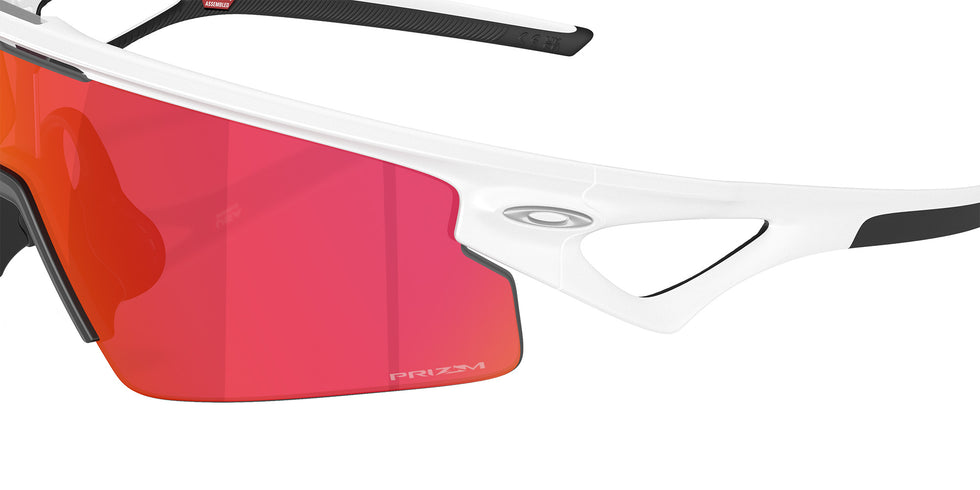 Oakley® OO9531 SPHAERA STRIKE OO9531 953108 37 Sunglasses - Matte White / Prizm Field Mirrored 953108