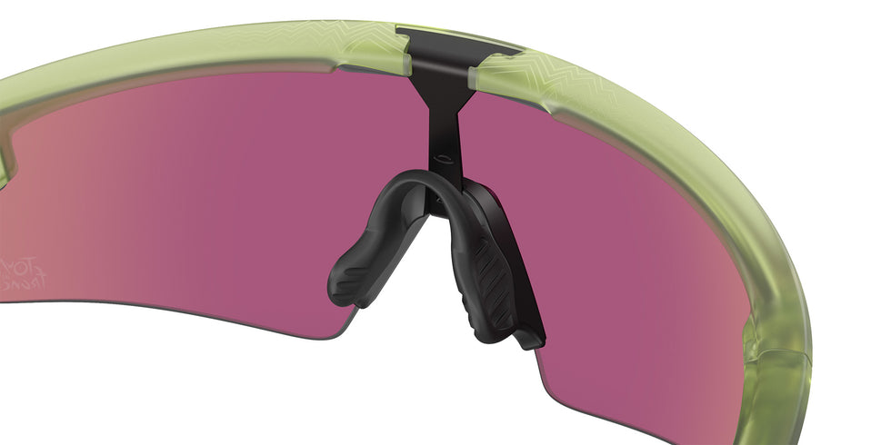 Oakley® OO9531 SPHAERA STRIKE OO9531 953109 37 Sunglasses - Matte Fern / Prizm Road Jade Mirrored 953109