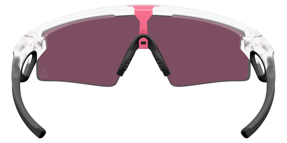 Oakley® OO9531 SPHAERA STRIKE OO9531 953110 37 Sunglasses - Matte Clear / Prizm Road Black Mirrored 953110
