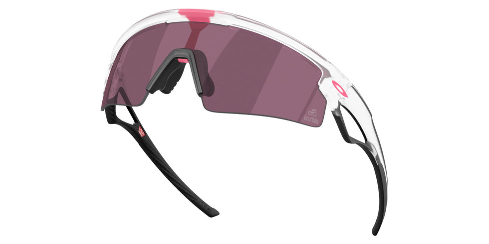 Oakley® OO9531 SPHAERA STRIKE OO9531 953110 37 Sunglasses - Matte Clear / Prizm Road Black Mirrored 953110
