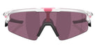 Oakley® OO9531 SPHAERA STRIKE OO9531 953110 37 Sunglasses - Matte Clear / Prizm Road Black Mirrored 953110