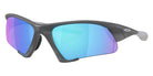 Oakley® OO9532 SUTURE JACKET OO9532 953202 64 Sunglasses - Matte Carbon / Prizm Sapphire Polarized Mirrored 953202