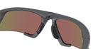 Oakley® OO9532 SUTURE JACKET OO9532 953202 64 Sunglasses - Matte Carbon / Prizm Sapphire Polarized Mirrored 953202