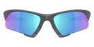 Oakley® OO9532 SUTURE JACKET OO9532 953202 64 Sunglasses - Matte Carbon / Prizm Sapphire Polarized Mirrored 953202