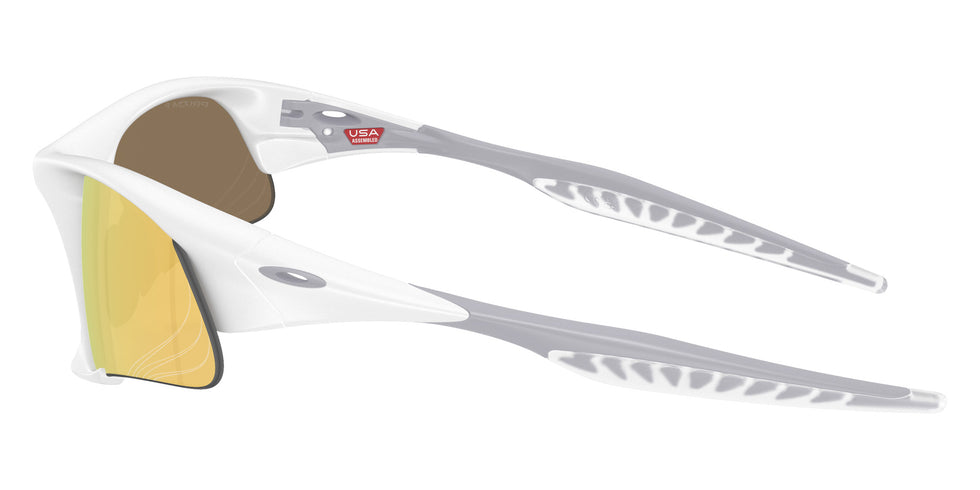 Oakley® OO9532 SUTURE JACKET OO9532 953203 64 Sunglasses - Matte White / Prizm 24K Polarized Mirrored 953203