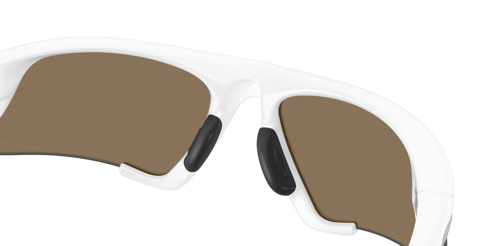 Oakley® OO9532 SUTURE JACKET OO9532 953203 64 Sunglasses - Matte White / Prizm 24K Polarized Mirrored 953203