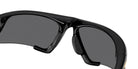 Oakley® OO9532 SUTURE JACKET OO9532 953204 64 Sunglasses - Polished Black / Prizm Black Polarized Mirrored 953204