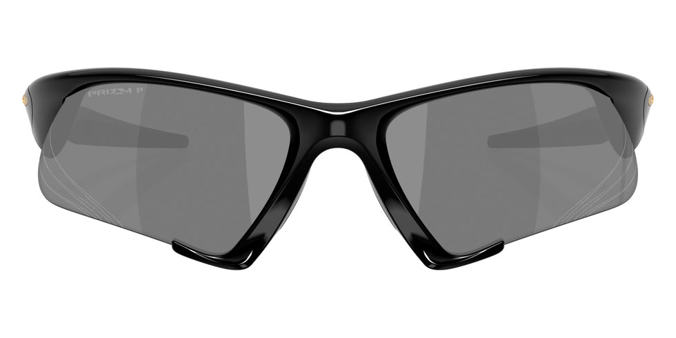 Oakley® OO9532 SUTURE JACKET OO9532 953204 64 Sunglasses - Polished Black / Prizm Black Polarized Mirrored 953204