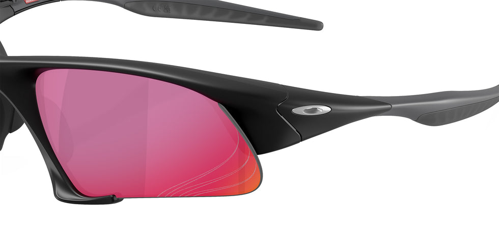 Oakley® OO9532 SUTURE JACKET OO9532 953205 64 Sunglasses - Matte Black / Prizm Road Mirrored 953205