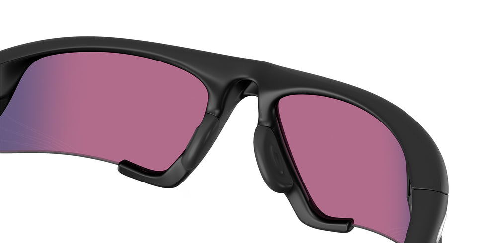 Oakley® OO9532 SUTURE JACKET OO9532 953205 64 Sunglasses - Matte Black / Prizm Road Mirrored 953205