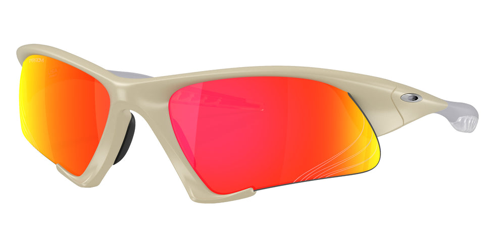 Oakley® OO9532 SUTURE JACKET OO9532 953207 64 Sunglasses - Matte Sand / Prizm Ruby Mirrored 953207