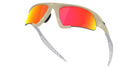 Oakley® OO9532 SUTURE JACKET OO9532 953207 64 Sunglasses - Matte Sand / Prizm Ruby Mirrored 953207