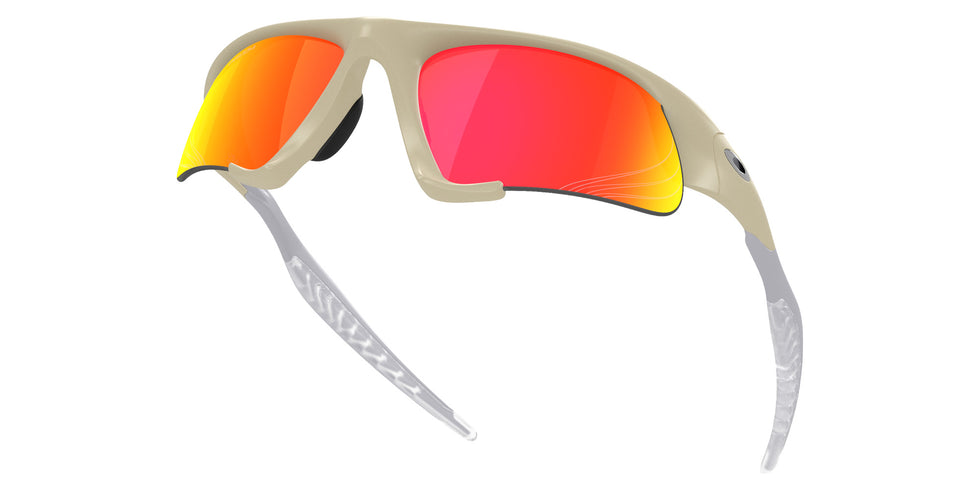 Oakley® OO9532 SUTURE JACKET OO9532 953207 64 Sunglasses - Matte Sand / Prizm Ruby Mirrored 953207