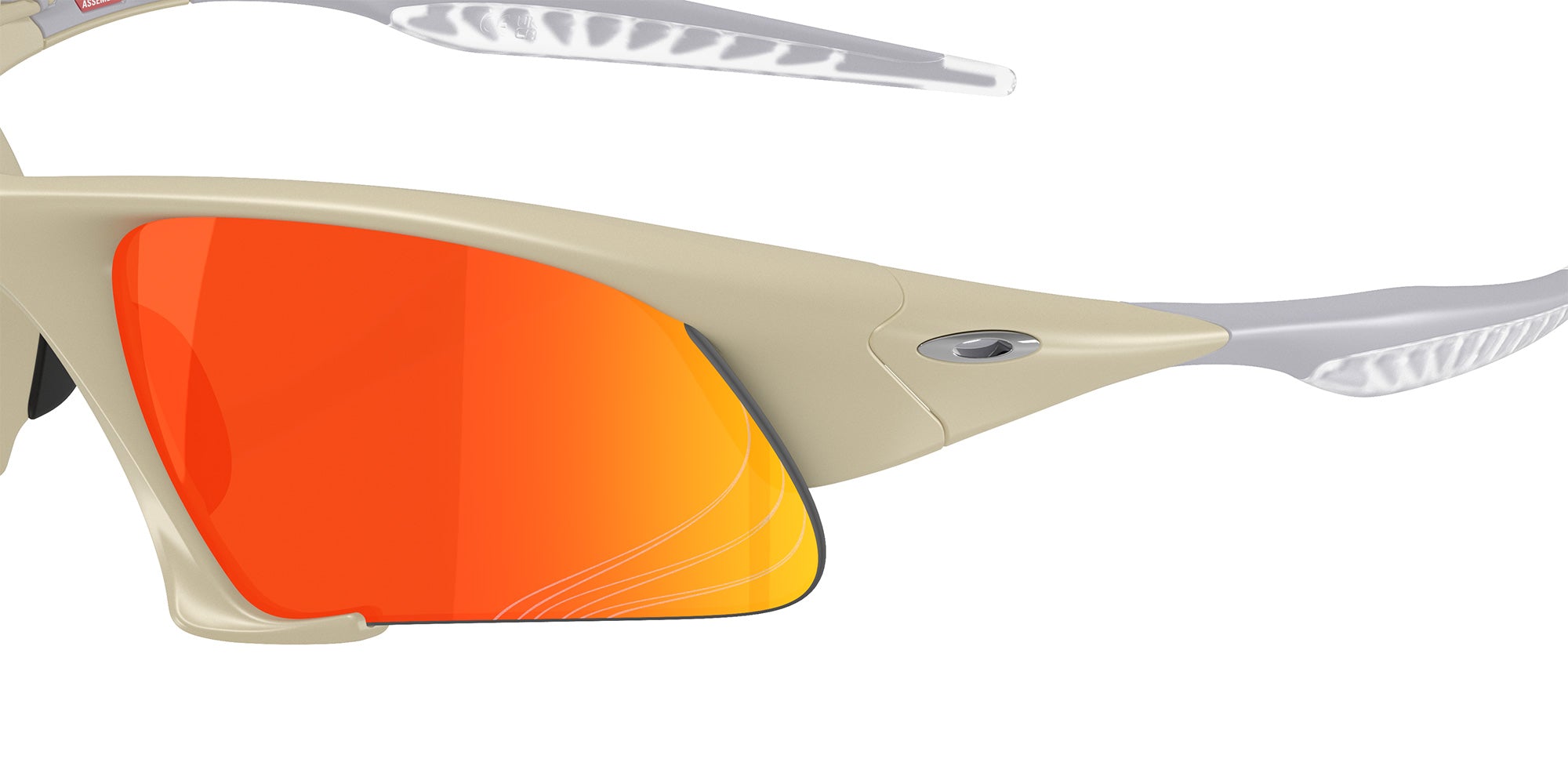 Oakley® OO9532 SUTURE JACKET OO9532 953207 64 Sunglasses - Matte Sand / Prizm Ruby Mirrored 953207