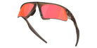 Oakley® OO9532 SUTURE JACKET OO9532 953210 64 Sunglasses - Matte Brown Smoke / Prizm Trail Torch Mirrored 953210
