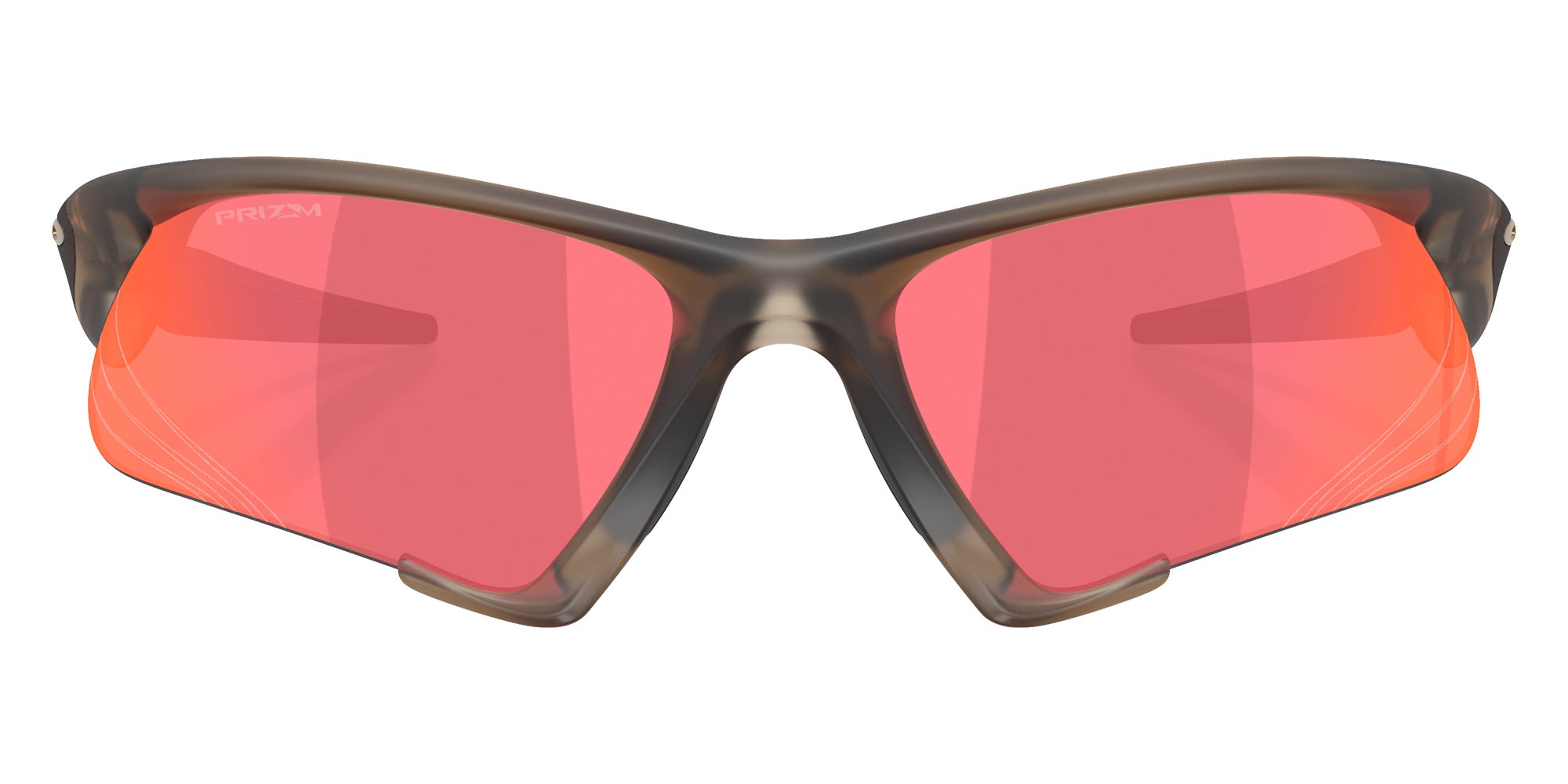 Oakley® OO9532 SUTURE JACKET OO9532 953210 64 Sunglasses - Matte Brown Smoke / Prizm Trail Torch Mirrored 953210