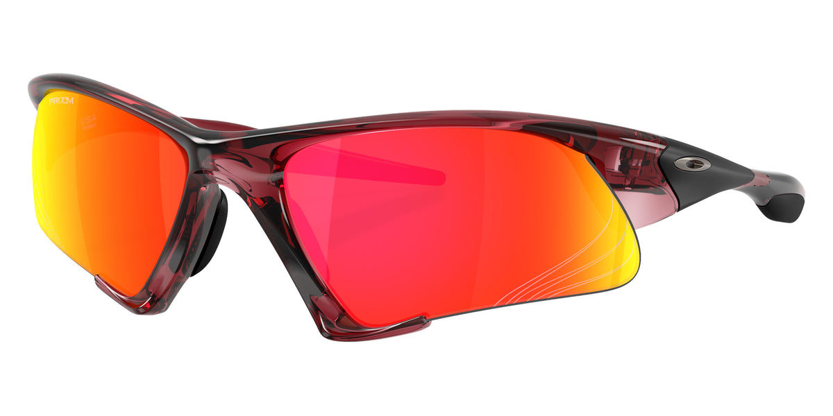 Oakley® OO9532 SUTURE JACKET Sunglasses - Transparent Iron Red