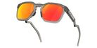 Oakley® OO9533 HSTN SQ OO9533 953302 54 Sunglasses - Matte Gray Smoke / Prizm Ruby Mirrored 953302