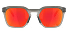 Oakley® OO9533 HSTN SQ OO9533 953302 54 Sunglasses - Matte Gray Smoke / Prizm Ruby Mirrored 953302