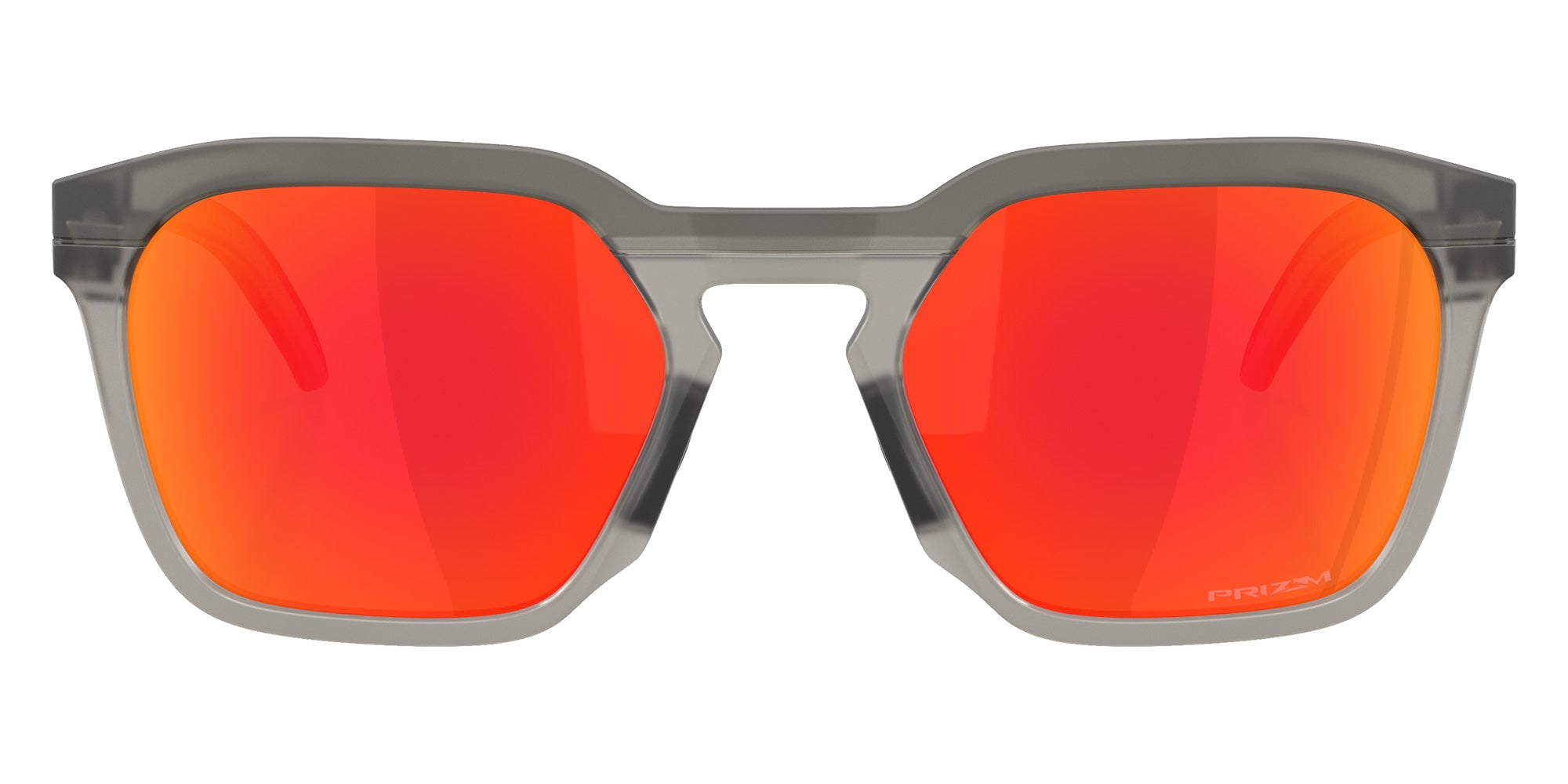 Oakley® OO9533 HSTN SQ OO9533 953302 54 Sunglasses - Matte Gray Smoke / Prizm Ruby Mirrored 953302