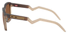 Oakley® OO9533 HSTN SQ OO9533 953303 54 Sunglasses - Matte Rootbeer / Prizm Tungsten Mirrored 953303