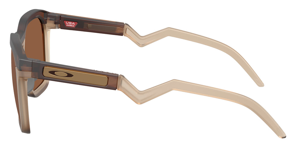 Oakley® OO9533 HSTN SQ OO9533 953303 54 Sunglasses - Matte Rootbeer / Prizm Tungsten Mirrored 953303