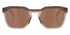 Oakley® OO9533 HSTN SQ OO9533 953303 54 Sunglasses - Matte Rootbeer / Prizm Tungsten Mirrored 953303
