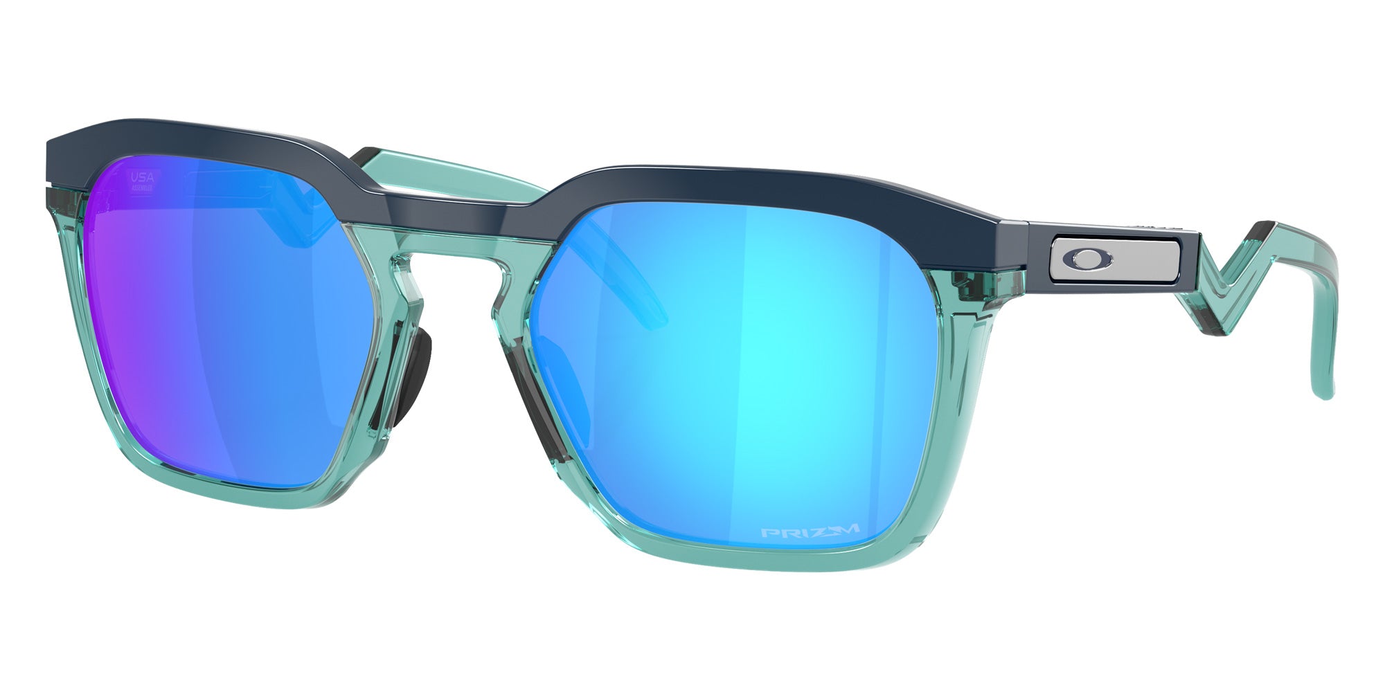 Oakley® OO9533 HSTN SQ OO9533 953304 54 Sunglasses - Abyss / Prizm Sapphire Mirrored 953304