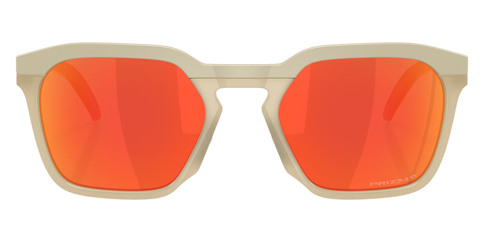 Oakley® OO9533 HSTN SQ OO9533 953305 54 Sunglasses - Matte Sand / Prizm Ruby Polarized Mirrored 953305