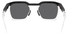 Oakley® OO9533 HSTN SQ OO9533 953306 54 Sunglasses - Matte Black / Prizm Black Polarized Mirrored 953306