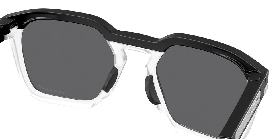 Oakley® OO9533 HSTN SQ OO9533 953306 54 Sunglasses - Matte Black / Prizm Black Polarized Mirrored 953306