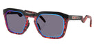 Oakley® OO9533 HSTN SQ OO9533 953309 54 Sunglasses - Polished Black / Prizm Gray Mirrored 953309