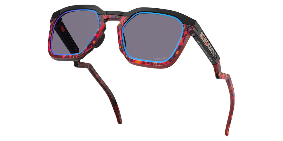 Oakley® OO9533 HSTN SQ OO9533 953309 54 Sunglasses - Polished Black / Prizm Gray Mirrored 953309