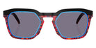 Oakley® OO9533 HSTN SQ OO9533 953309 54 Sunglasses - Polished Black / Prizm Gray Mirrored 953309