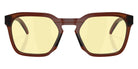 Oakley® OO9533 HSTN SQ OO9533 953310 54 Sunglasses - Dark Amber / Prizm Gaming™ 2.0 Mirrored 953310