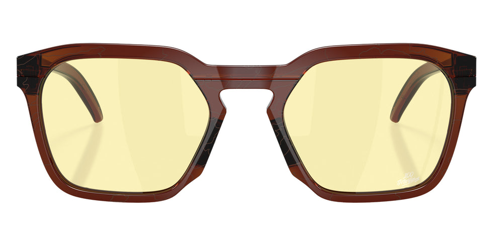 Oakley® OO9533 HSTN SQ OO9533 953310 54 Sunglasses - Dark Amber / Prizm Gaming™ 2.0 Mirrored 953310