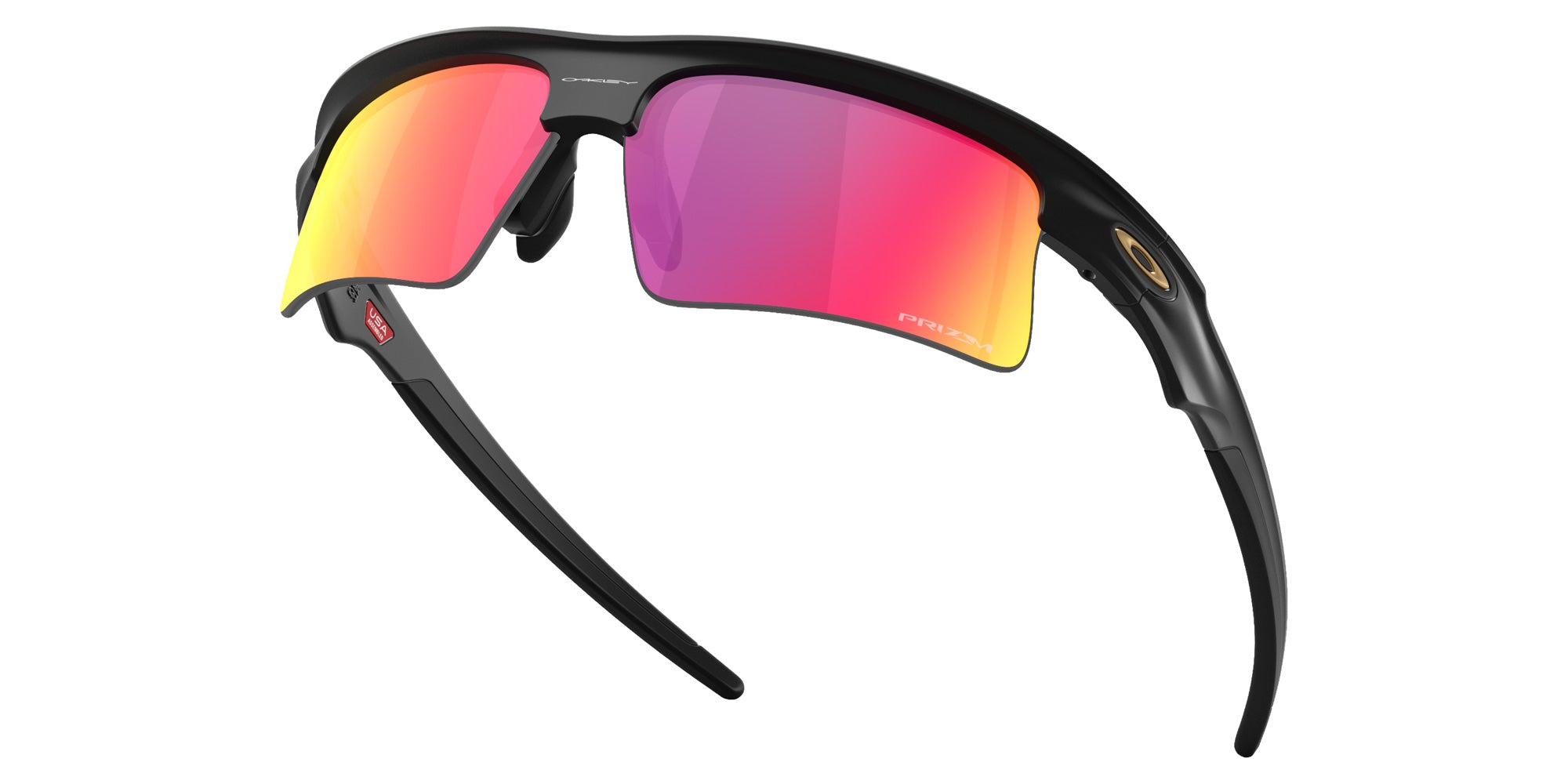 Oakley® OO9534 BISPHAERA SPEED OO9534 953402 68 Sunglasses - Matte Black / Prizm Road Mirrored 953402
