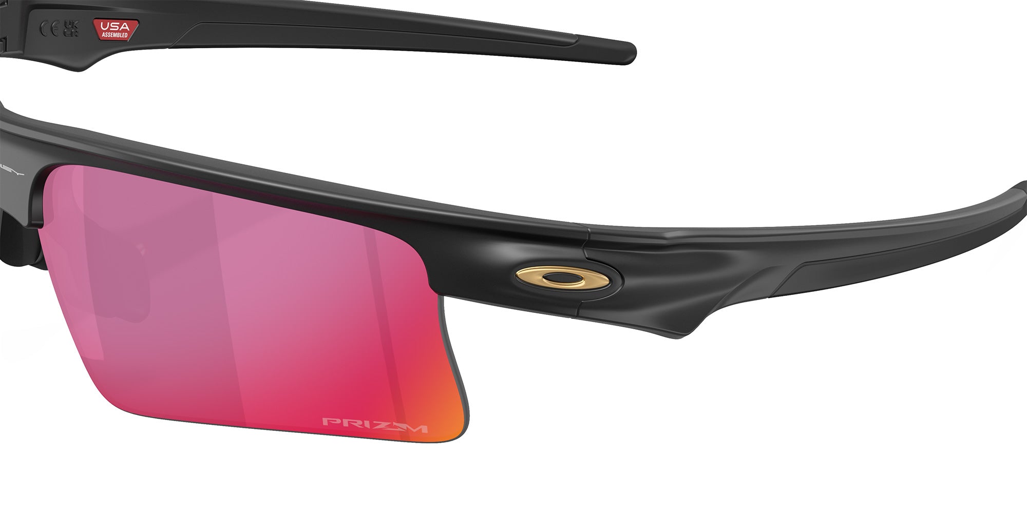 Oakley® OO9534 BISPHAERA SPEED OO9534 953402 68 Sunglasses - Matte Black / Prizm Road Mirrored 953402
