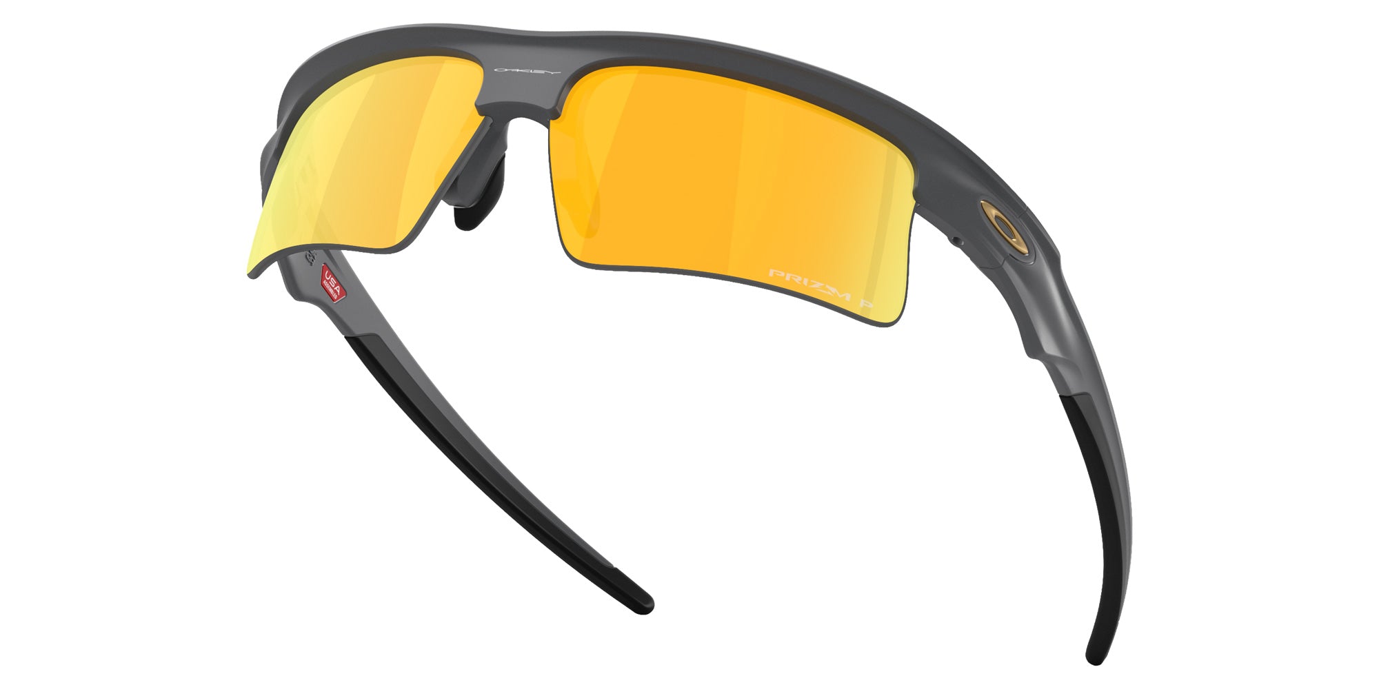 Oakley® OO9534 BISPHAERA SPEED OO9534 953403 68 Sunglasses - Matte Carbon / Prizm 24K Polarized Mirrored 953403