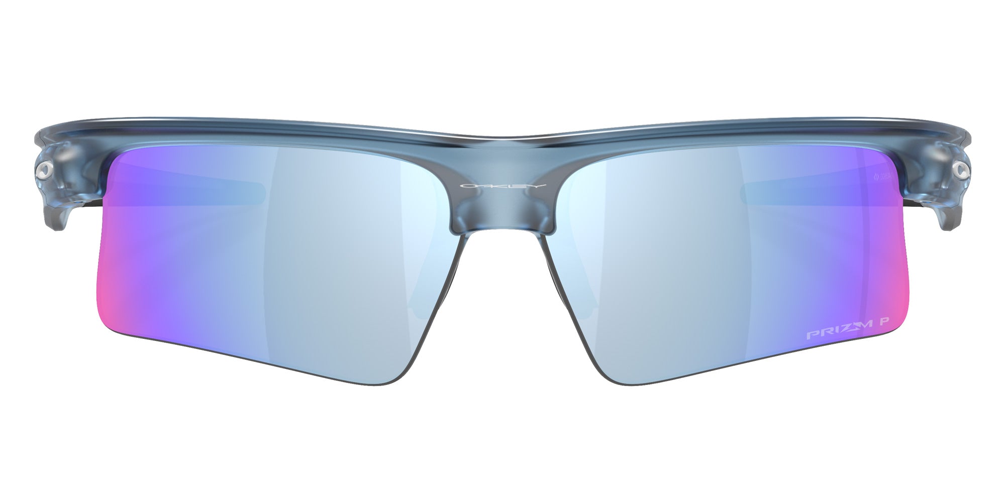 Oakley® OO9534 BISPHAERA SPEED OO9534 953406 68 Sunglasses - Transparent Abyss / Prizm Deep Water Polarized Mirrored 953406