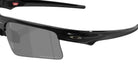 Oakley® OO9534 BISPHAERA SPEED OO9534 953410 68 Sunglasses - Polished Black / Prizm Black Polarized Mirrored 953410