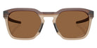 Oakley® OO9555 HSTN SQ 2.0 Sunglasses - Matte Rootbeer