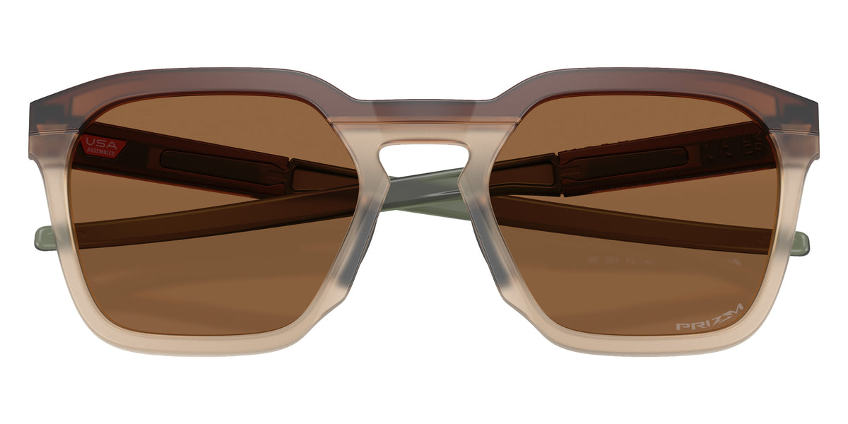 Oakley® OO9555 HSTN SQ 2.0 Sunglasses - Matte Rootbeer