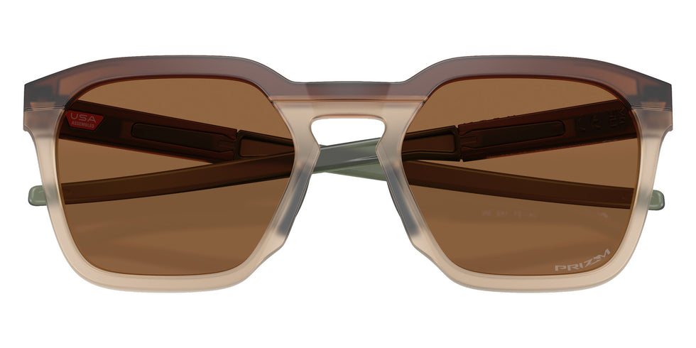 Oakley® OO9555 HSTN SQ 2.0 Sunglasses - Matte Rootbeer