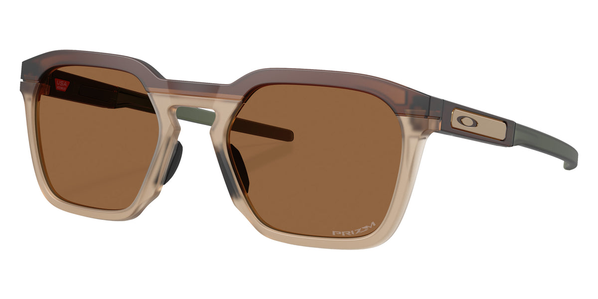 Oakley® OO9555 HSTN SQ 2.0 Sunglasses - Matte Rootbeer