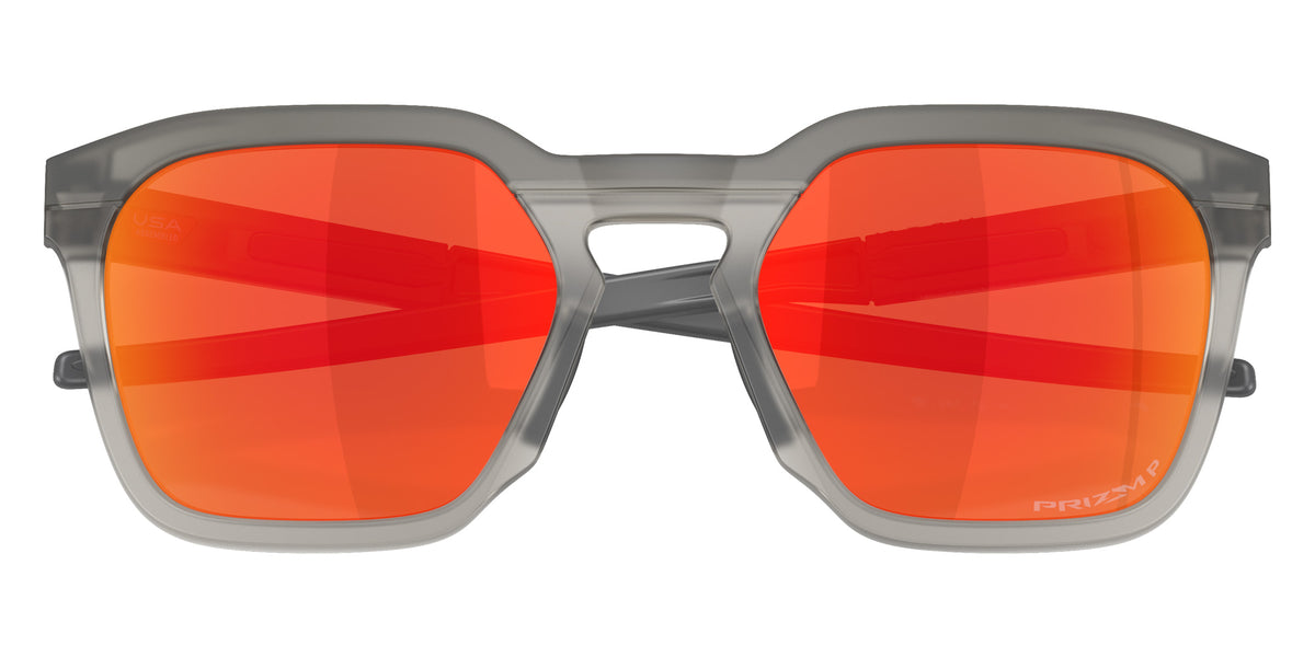 Oakley® OO9555 HSTN SQ 2.0 Sunglasses - Matte Grey Smoke