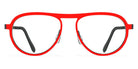 Blackfin® ORKNEY BLF ORKNEY 1511 52 - Fluo Red/Blackfin Black Eyeglasses